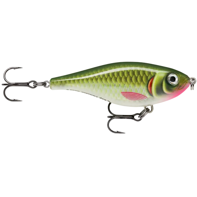 Vobler Rapala X-Rap Twitchin Shad, Culoare Olive Ghost (OG), 8cm, 13g