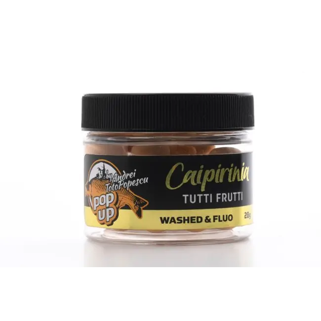 Pop Up Pescuit CPK Golden Range Washed&Fluo, Caipirinia, 12mm, 28g/borcan