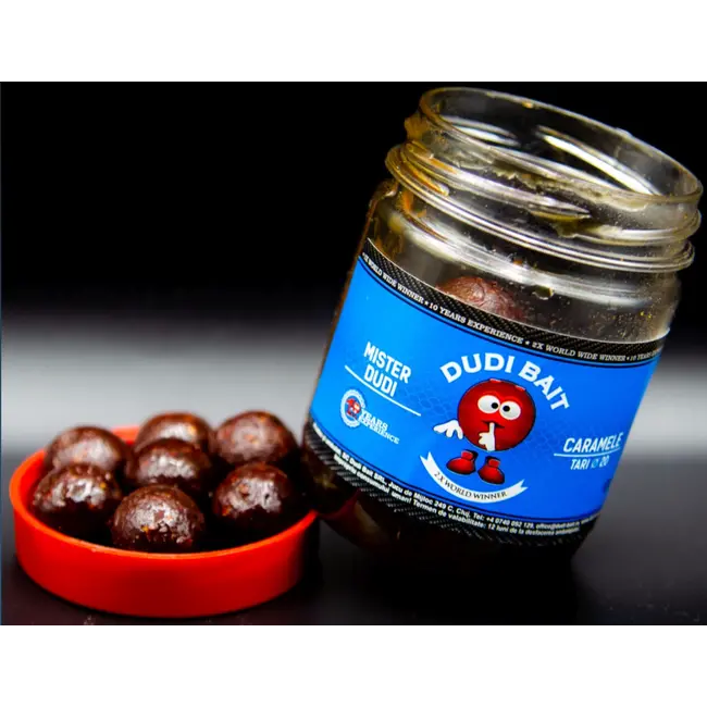 Boilies Solubil de Carlig Dudi Bait Mister Dudi Caramele, Squid&Cranberry, 100g