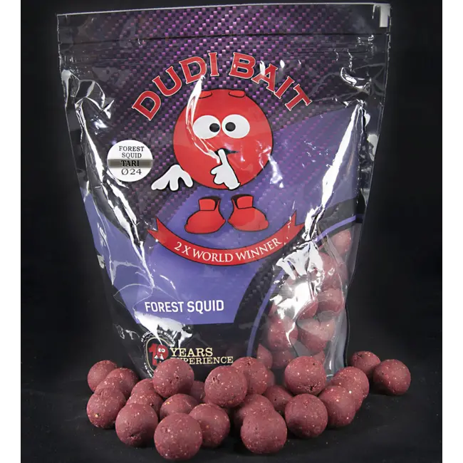 Boilies Tare Dudi Bait Forest Squid, Squid&Fructe de Padure, 1kg