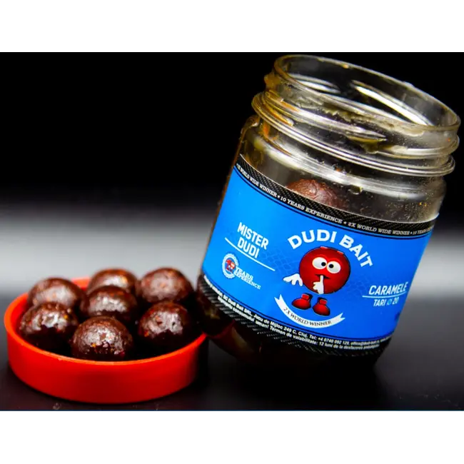 Boilies Tare de Carlig Dudi Bait Mister Dudi Caramel, Squid&Cranberry, 100g