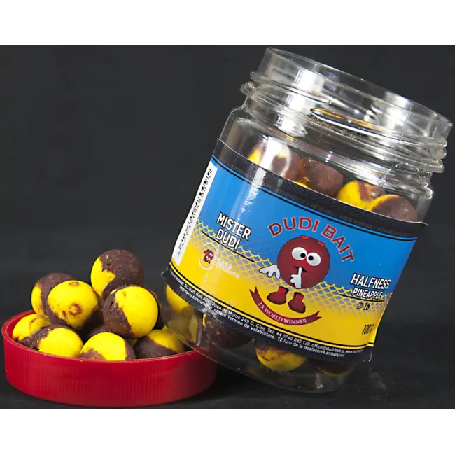 Boilies de Carlig Critic Echilibrat Mister Dudi “Halfness” Pineapple, 100g