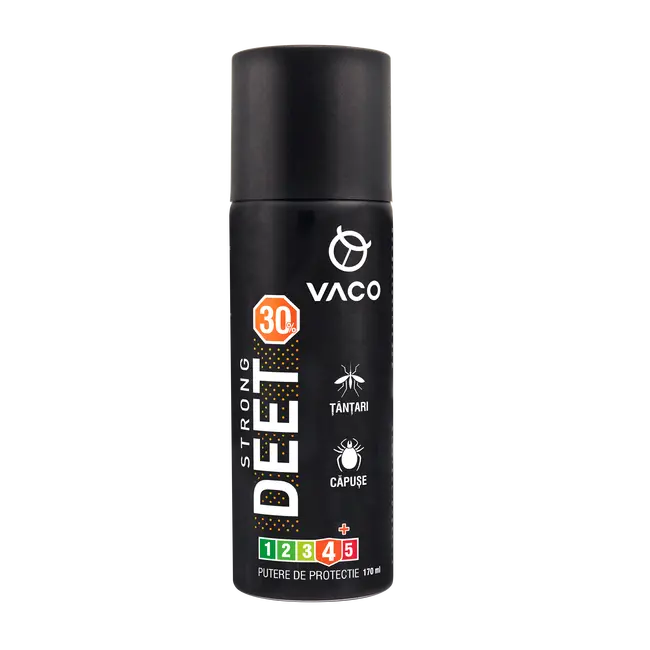 Spray pentru Capuse, Tantari si Muste Vaco Strong Deet 30% + Citrodiol, 170 ml