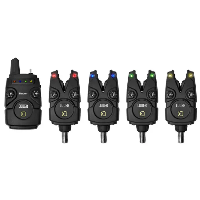 Set Avertizori-Senzori Pescuit Delphin Coder, 4+1