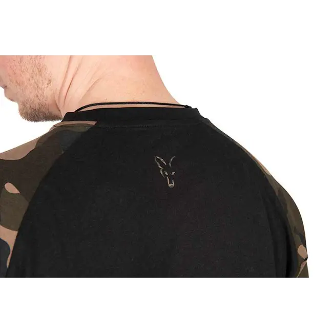 Tricou Fox Black/Camo Outline T-Shirt