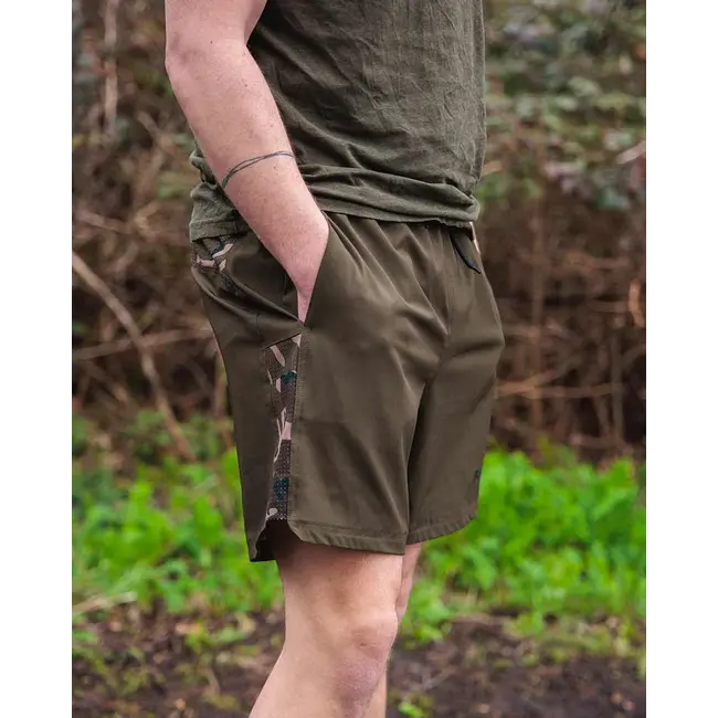 Pantaloni Scurti Pescuit Fox Light Weight Swim Shorts, Khaki -Camo