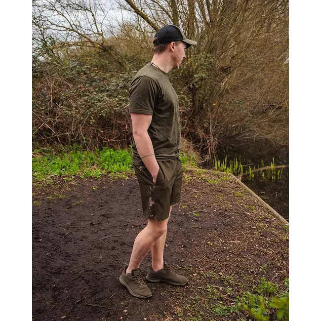 Pantaloni Scurti Pescuit Fox Light Weight Swim Shorts, Khaki -Camo