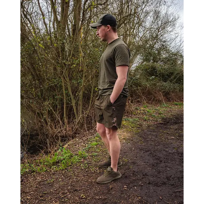 Pantaloni Scurti Pescuit Fox Light Weight Swim Shorts, Khaki -Camo