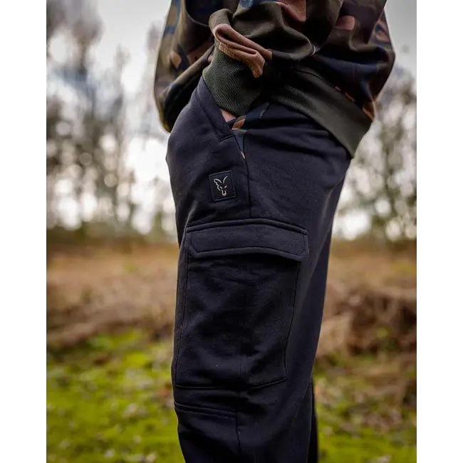 Pantaloni Lungi Fox Light Weight Black Camo Combat Joggers