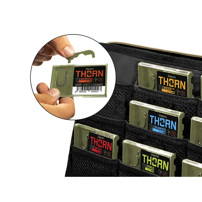 Carlige de Pescuit Delphin Thorn Poper, 11buc/cutie