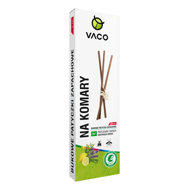 Betisoare rezerva pentru Tantari, Molii si Muste Vaco Eco, Parfum de Lamaie, 6buc