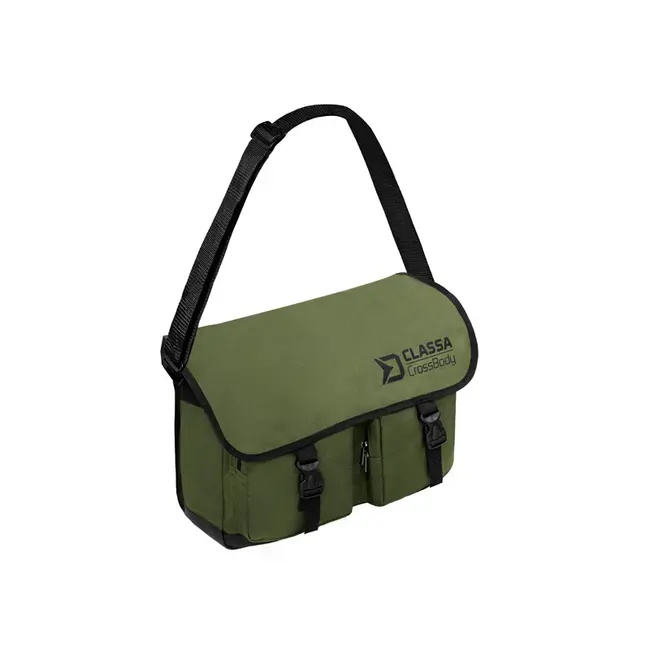 Geanta de Umar Pentru Accesorii Pescuit Delphin Classa Crossbody, 40x35x13cm