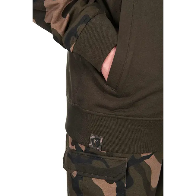 Hanorac Fox Light Weight Khaki Camo Split Zip Hoody