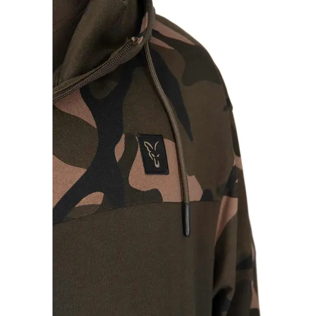 Hanorac Fox Light Weight Khaki Camo Split Zip Hoody