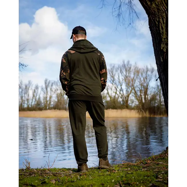 Hanorac Fox Light Weight Khaki Camo Split Zip Hoody