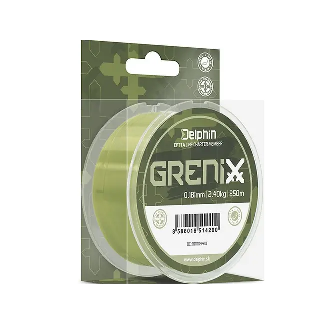 Fir Monofilament Delphin Grenix, Green, 250m,500m