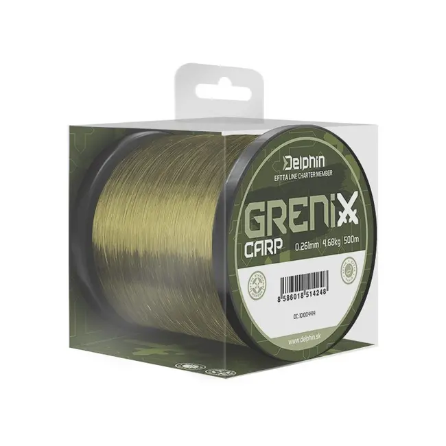 Fir Monofilament Pescuit Delphin Grenix Carp, Green, 500m