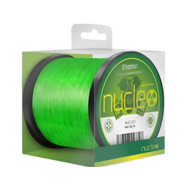 Fir Monofilament Pescuit Delphin Nucleo, Verde Fluo