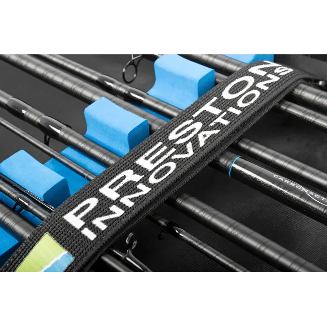 Husa Rigida Pescuit Preston Hardcase Rod Safe, 4 Lansete + 4 Mulinete, 194x25x14cm