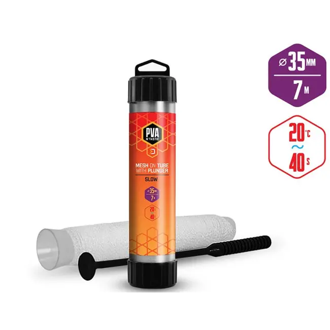 Kit Plasa PVA Delphin n'Tastic 35mm, 7m cu Tija si Tub