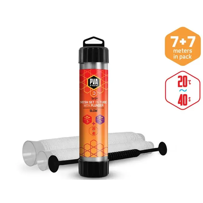 Kit Plasa PVA Delphin n'Tastic + Tija Compresie, 25/35mm, 7+7m