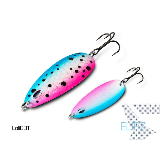 Lingurita Oscilanta Delphin Elipz FullScale,LoliDot, 7.5cm, 12g