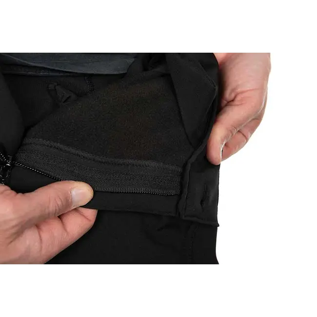 Pantaloni Lungi Fox Rage Pro Series Soft Shell Trousers, Storm Grey & Chilli Red