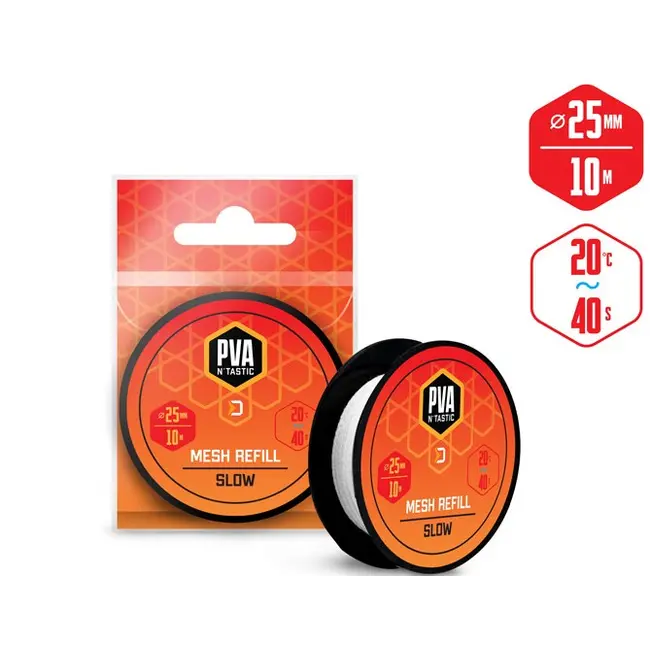 Rezerva Plasa Solubila Delphin PVA n'Tastic,Lungime 10m,Diametru 25mm