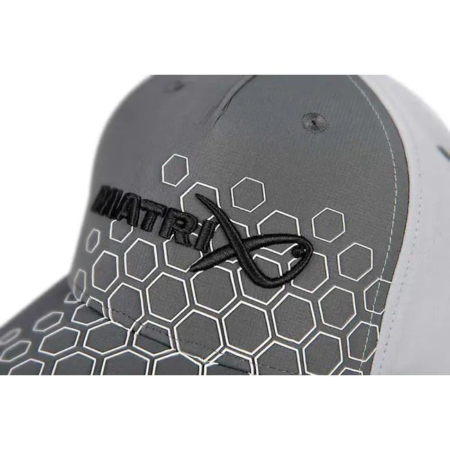 Sapca Pescuit Matrix Hex Print Cap, Grey