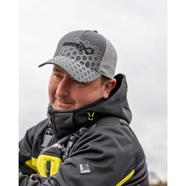 Sapca Pescuit Matrix Hex Print Cap, Grey