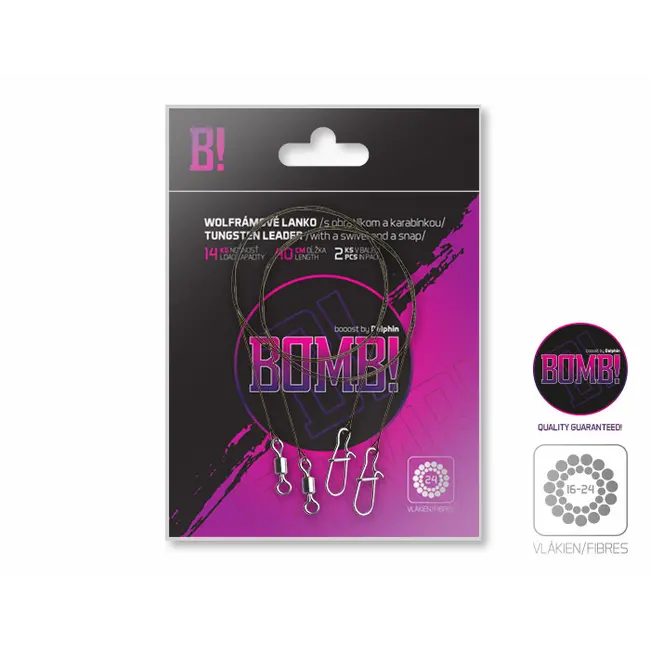 Struna Pescuit la StiucaTungsten Delphin Bomb, 2buc/plic