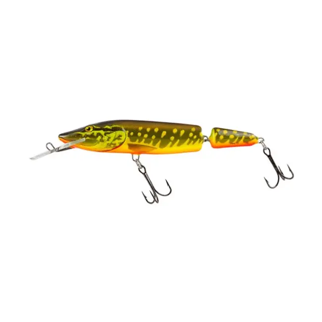 Vobler Salmo Pike Jointed Deep Runner, Hot Pike, 11cm, 14g