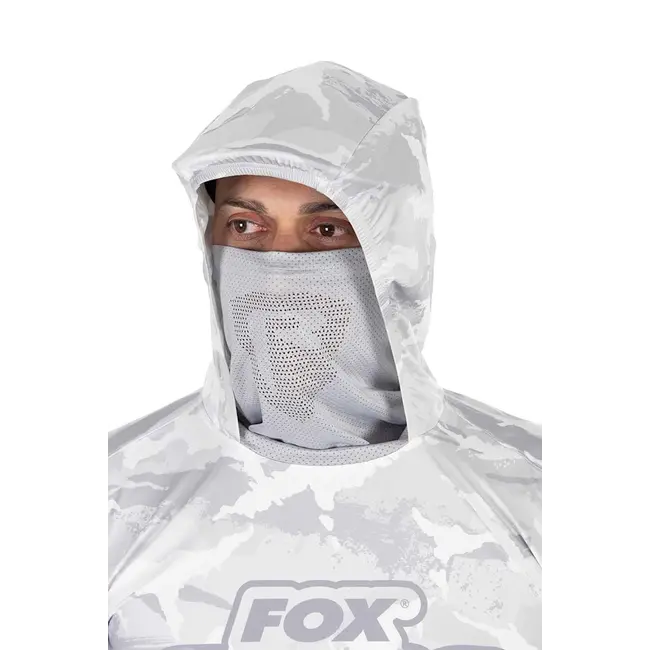 Bluza cu Protectie UV Fox Rage UV Hooded Light Cam Top