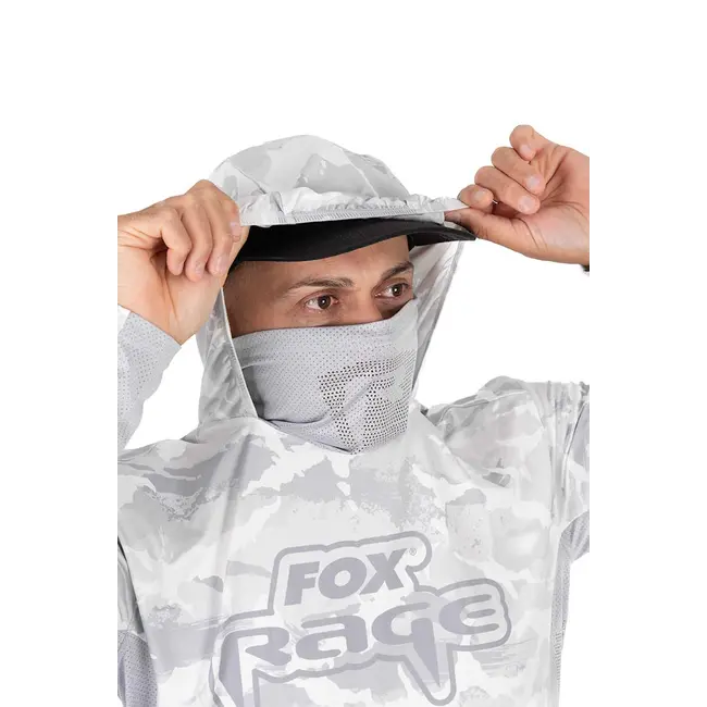 Bluza cu Protectie UV Fox Rage UV Hooded Light Cam Top