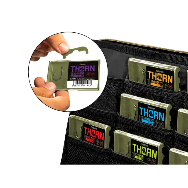 Carlige Crap Delphin Thorn Longer 11x, 11buc/cutie