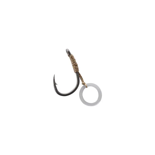 Carlige Legate Pescuit Korum Banded Hook Hairs, Barbed, 5buc/plic