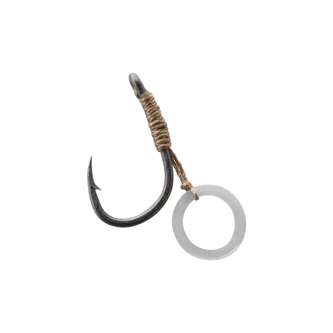 Carlige Legate Pescuit Korum Banded Hook Hairs, Barbed, 5buc/plic