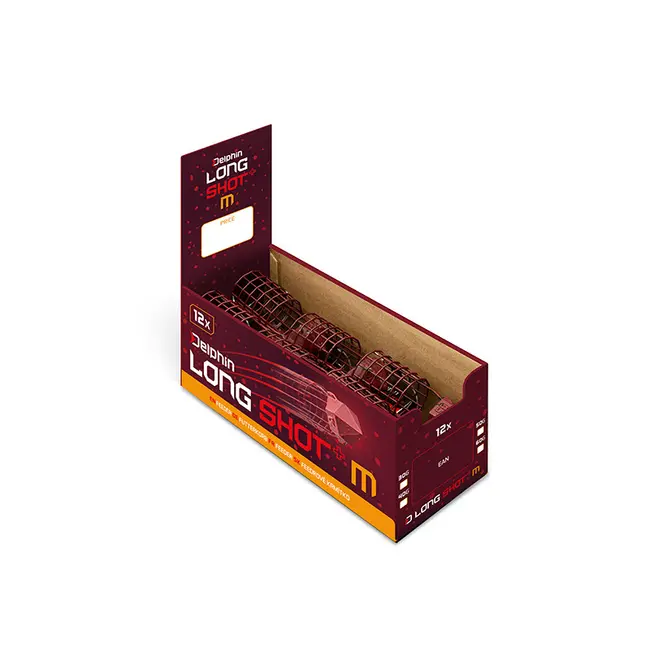 Cosulet Feeder Delphin LongShot+ Medium, 25x30mm, 1buc/plic