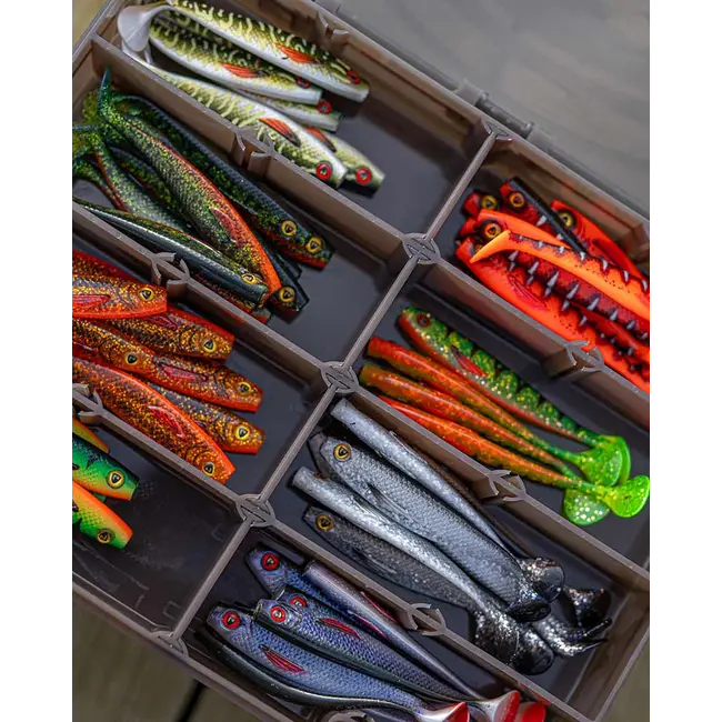 Cutie Pescuit Fox Rage Stack Store Box Storage, Deep Large, 16 Compartimente