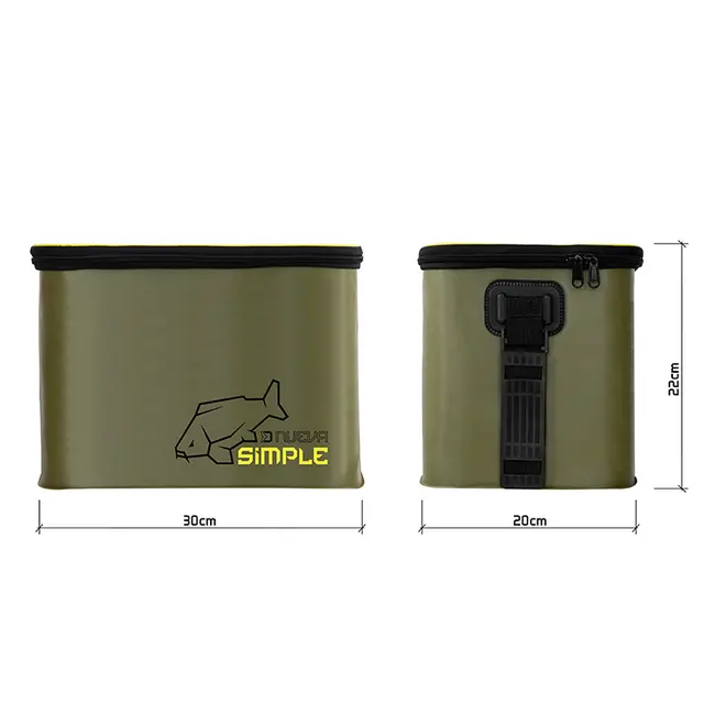 Geanta Pescuit CarryAll Delphin NuEVA Simple, Green, 30x22x20cm