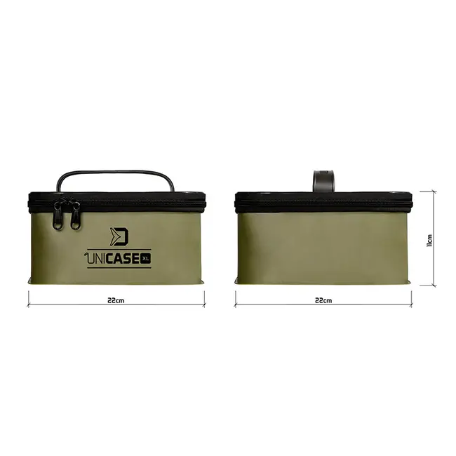 Geanta Pescuit EVA Delphin UniCase XL, Green, 22x22x11cm