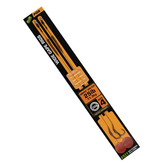 Rig Fox Edges Wide Gape Camotex Semi Stif, 2buc/plic