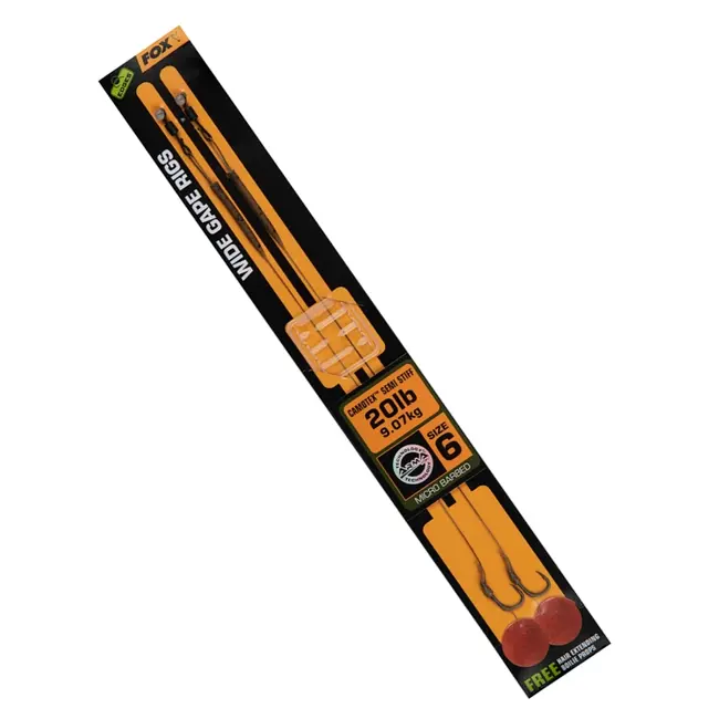 Rig Fox Edges Wide Gape Camotex Semi Stif, 2buc/plic