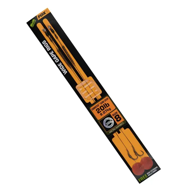 Rig Fox Edges Wide Gape Camotex Semi Stif, 2buc/plic