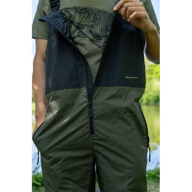 Costum Impermeabil Pescuit Korum Neoteric 5X5 Waterproof Suit, Green/Black