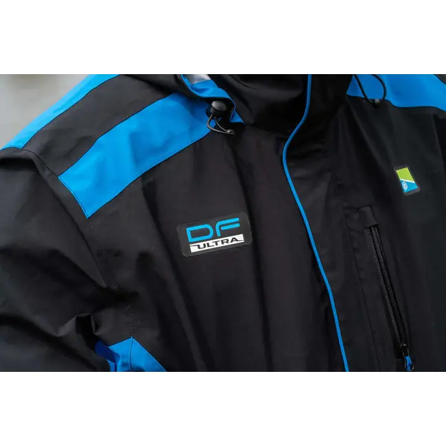 Costum Preston DF Utra Suit, Black/Blue