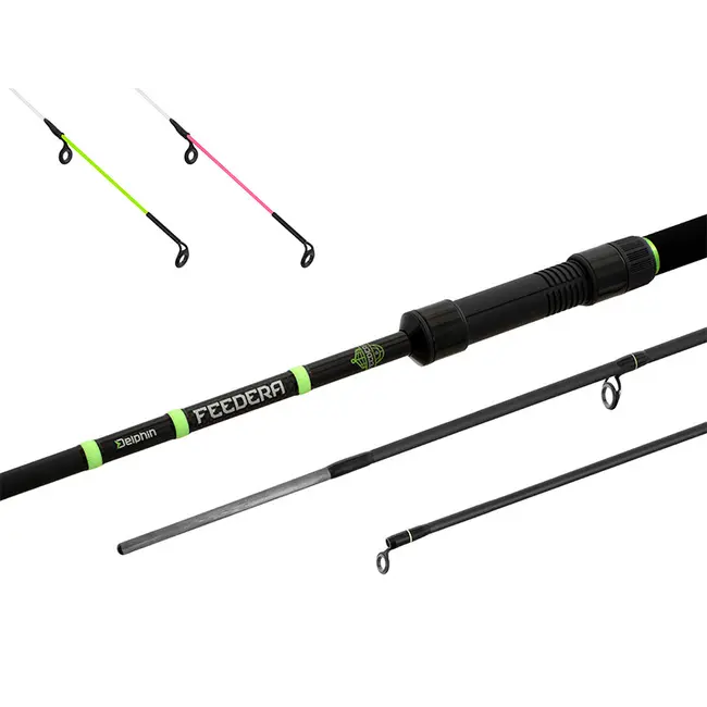 Lanseta Feeder Delphin Feedera, 3.00m, 100g, 3+2buc