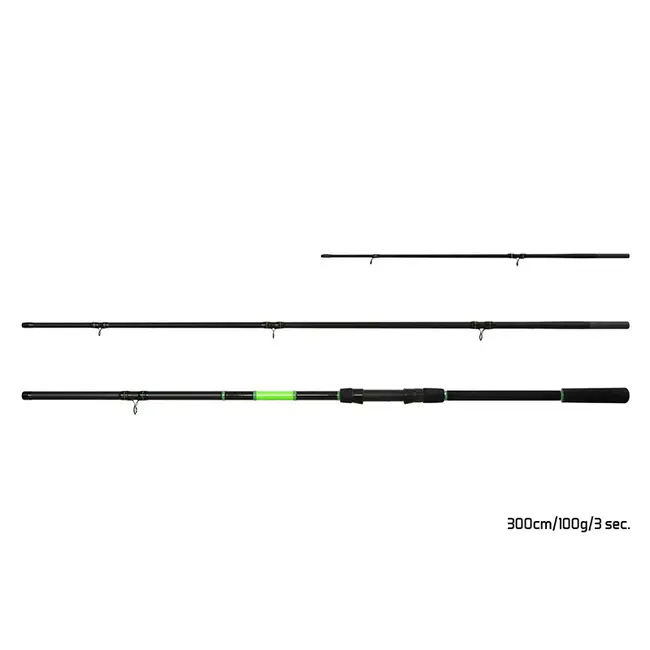 Lanseta Feeder Delphin Wasabi Feeder NXT, 3.00m, 100g, 3+3buc