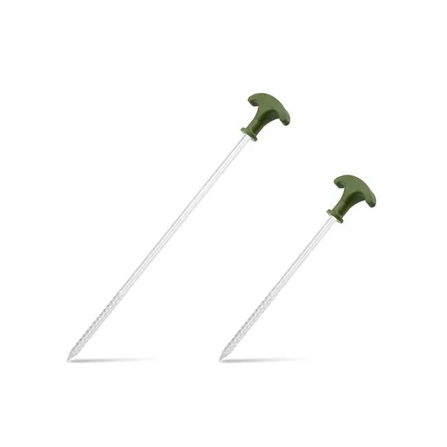 Set de Cuie Pentru Cort Delphin FIXT C2G , 10 buc-30cm,1 Ciocan