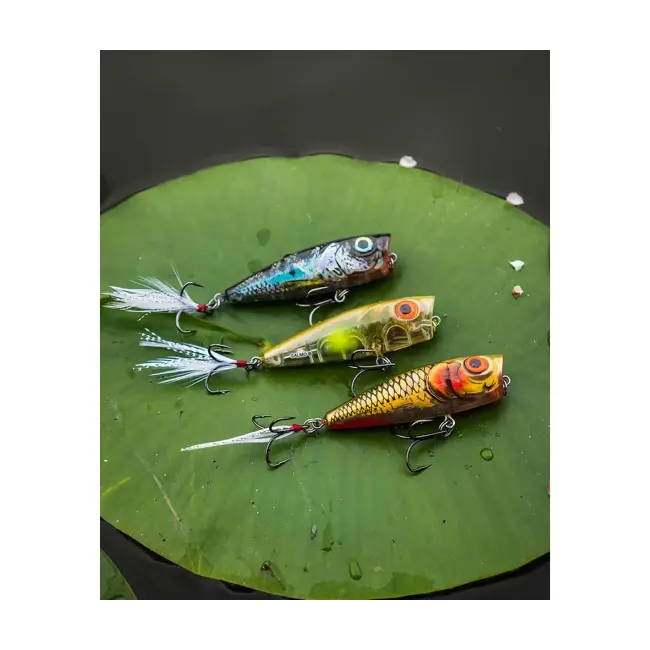 Vobler Salmo Rattlin Pop Floating, Clear Golden Prey, 7cm, 12.5g